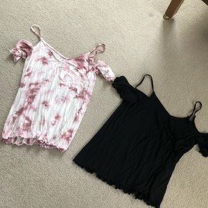 American Eagle Cold Shoulder Shirts